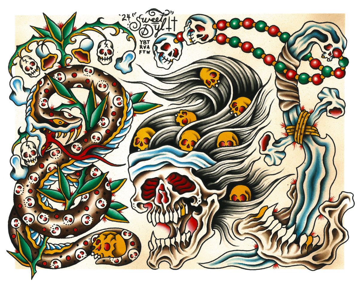 SKULLS PRINT